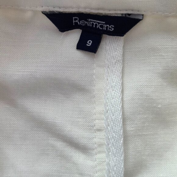 Reitmans Ivory Linen Blend Blazer Jacket | Size 9 / Medium - Picture 6 of 9